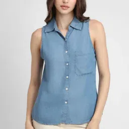 Forever 21 Blue Regular Fit Shirt-picture-38