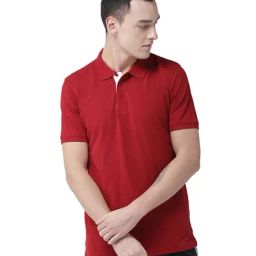 ALCIS Red Regular Fit Polo T-Shirt-picture-44