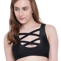 La Intimo Black Non Wired Padded Full Coverage Bra-picture-26
