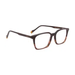 Ted Smith Festive Brown Square Unisex Eye Frames image 3