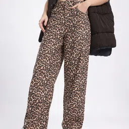 glitchez Women Fierce Fit Baggy Trouser-image-51