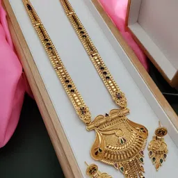 niva fashion Gold-Plated Brass Jewellery Set-picture-19