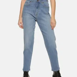 ISU Blue Cotton High Rise Jeans-picture-33