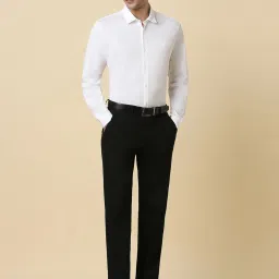 Allen Solly White Cotton Slim Fit Shirt image 5