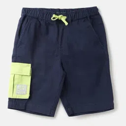 United Colors of Benetton Kids Navy Solid Shorts-picture-22