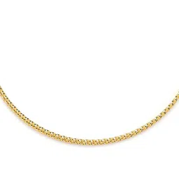 Bohey by KARATCART Gold-Plated Textured Minimal Necklace image 2