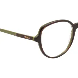 Ted Smith Festive Brown Round Eye Frames For Women image 5