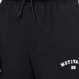 Ajile By Pantaloons Jet Black Cotton Regular Fit Joggers image 5