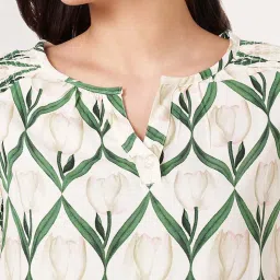 Honey By Pantaloons Marshmallow Relaxed Fit Printed Top image 5