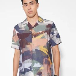 People By Pantaloons Multicolor Relaxed Fit Printed Shirt-picture-22