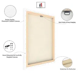 Art Street Multicolour Feminist Altered Stretch Canvas Painting image 5