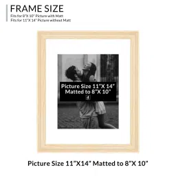 Art Street Synthetic Wood White Photo Frame (11 x 14 Inch) - Set of 4 image 5
