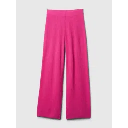 GAP Neon Pink Relaxed Fit Solid Pants image 4