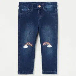 Juniors by Lifestyle Blue Cotton Printed Jeans-picture-18