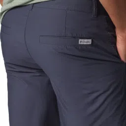 Columbia Blue Cotton Regular Fit Sports Shorts image 5