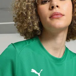 Puma Green Self Pattern Sports T-Shirt image 5