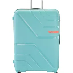 American Tourister Blue Upland Sport Textured Large Hard Sided Checked Luggage-picture-25