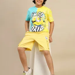 Kidsville Minions Printed Regular Fit T-Shirt For Boys image 5