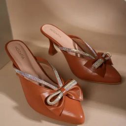 Mozafia Women's Tan Casual Sandals-picture-26