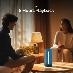 Boat Stone Spinx Pro Portable Speaker with 20W RMS Sound, 8H Playback & Dynamic RGB Lights (Blue) image 5