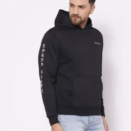 Red Tape Black Regular Fit Graphic Hoodie image 3