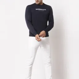 Red Tape Navy Blue Regular Fit Graphic Sweatshirt image 4