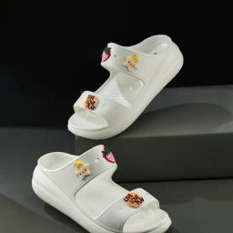 Campus Women's White Slides-picture-3