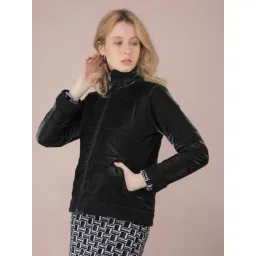 Crimsoune Club Black Regular Fit Quilted Jacket image 3