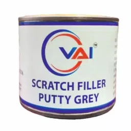 VAI Scratch Filler Putty Grey 200 GMS for Car, Bike with 1 Putty Knife and 320 Grit Sandpaper image 4