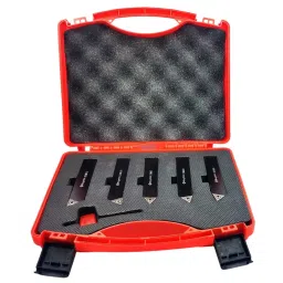 A.D INTERNATIONAL Indexable Turning Tool Set 20 mm Square Shank with TCMT16T304 Carbide Cutting Tool Bit in Fitted Box for Lathe Metalworking Machine Tools, PW-EP0W-8SBW (Pack of 5)-picture-35