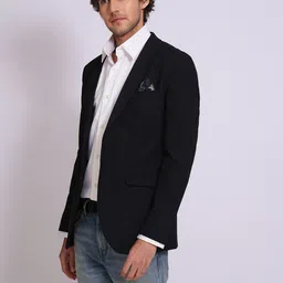 SELECTED Men Spread Collar Solid Cotton Slim Fit Formal Shirt-image-54