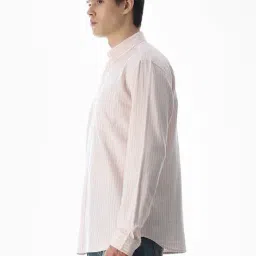 Jack & Jones Pink Regular Fit Striped Shirt image 4