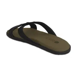 Planet Paaduks Men's The Golden Hour Black Cross Strap Sandals image 5