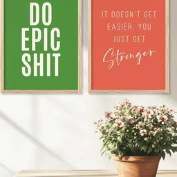 WALLLANE Brown Wood Wall Art-picture-34