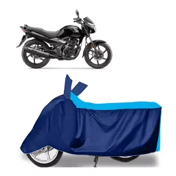 Auto Pearl Two Wheeler Cover for Honda CB Unicorn - Cyan, Blue-picture-20