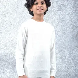 Crimsoune Club Boys Off White Jacquard Sweater image 2