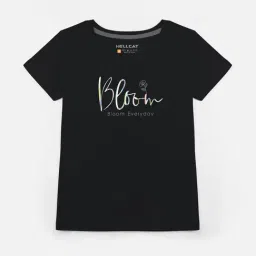 HELLCAT Black Printed T-Shirt-image-34