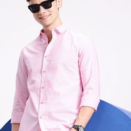 Aeropostale Premium Solid Pure Cotton Casual Shirt-picture-42