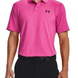 Under Armour Pink Regular Fit Sports Polo-picture-46