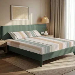 Urban Space Multi Stripes Bedsheet Set Double image 3