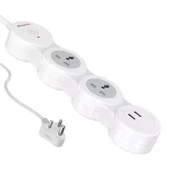 Goldmedal Caterpillar 3+1 Spike Guard 3-Pin Plug 1.8 m 2 Power Outlets White, 209052WHIT-picture-1