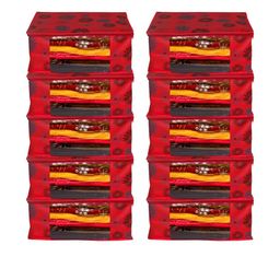 AMAK INC Red Fabric Multi-Utility Wardrobe Organisers-picture-13