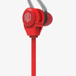 Nu Republic Jaxx M Wired Earphones with Mic (Red) image 2