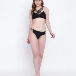 La Intimo Black SeaOath Minimizer Bra image 4