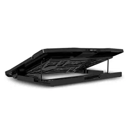 SWISS MILITARY Laptop Backpack & Cooling Pad Combo Black Polyester & ABS, LCF01_LBP58 image 3