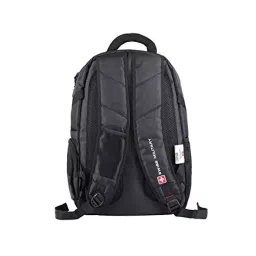 SWISS MILITARY Laptop Backpack & Cooling Pad Combo Black Polyester & ABS, LCF01_LBP58 image 5
