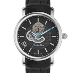 Mathey-Tissot Men Leather Straps Automatic Motion Powered Analogue Watch H7053AN-image-33