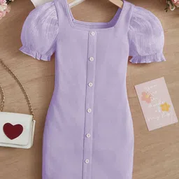 BAESD Puff Sleeve Bodycon Dress-image-68