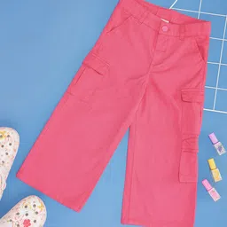 Pantaloons Junior Solid Pants - Pink-picture-16