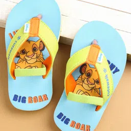 cute walk by babyhug disney Cute Walk by Babyhug Flip Flops with Back Strap Closure Simba Print - Blue-picture-35
